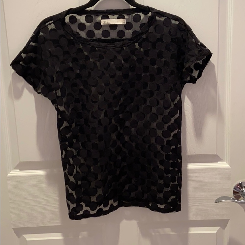 Madewell Hi-Line Polka Dot Tee